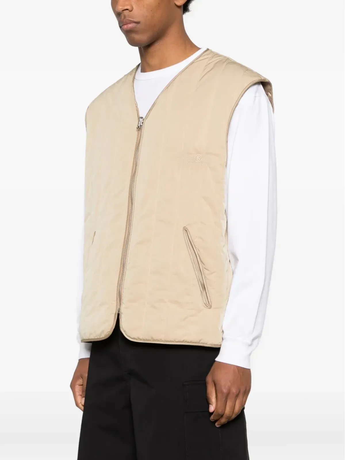 MM6 Maison Margiela サイドポケットジレ - 画像3