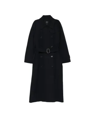 A.P.C. ベルト付きダブルブレストトレンチコート - サムネイル1