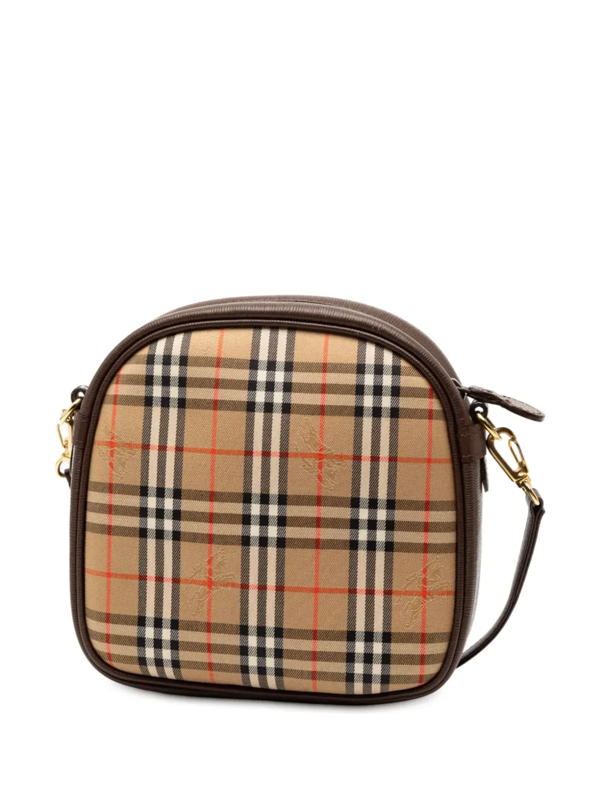 Burberry Pre-Owned 20世紀ヘイマーケット チェック キャンバス クロスボディバッグ - 画像3