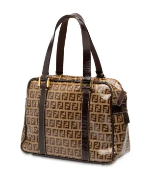 Fendi ビンテージ ズッキーノ クリスタル ハンドバッグ - サムネイル3