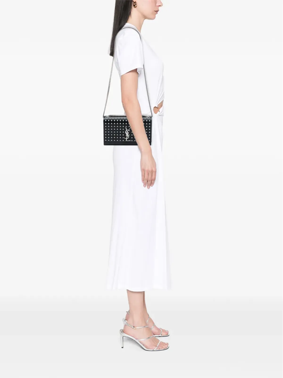 Saint Laurent Pre-Owned Kate クロスボディバッグ（スタッズ付き） ブラック - 画像2