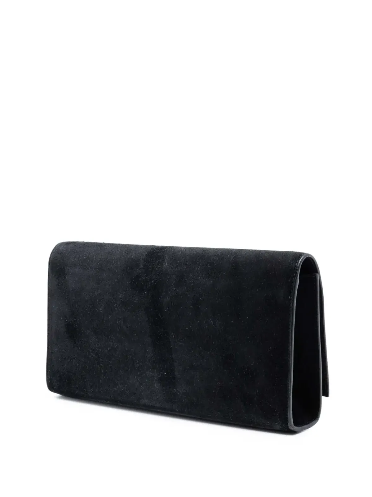 Saint Laurent Pre-Owned スエード モノグラム Kate Tassel クラッチバッグ - 画像3