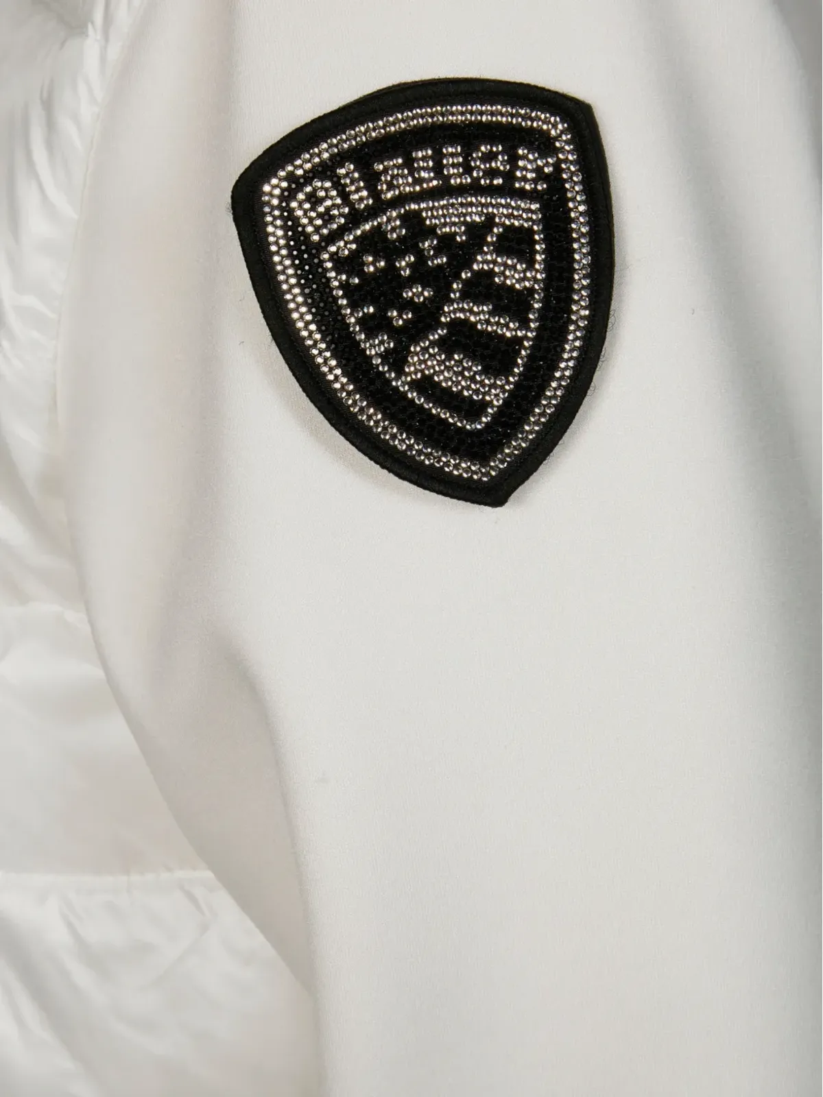 Blauer バイカージップアップキルテッドジャケット - 画像3