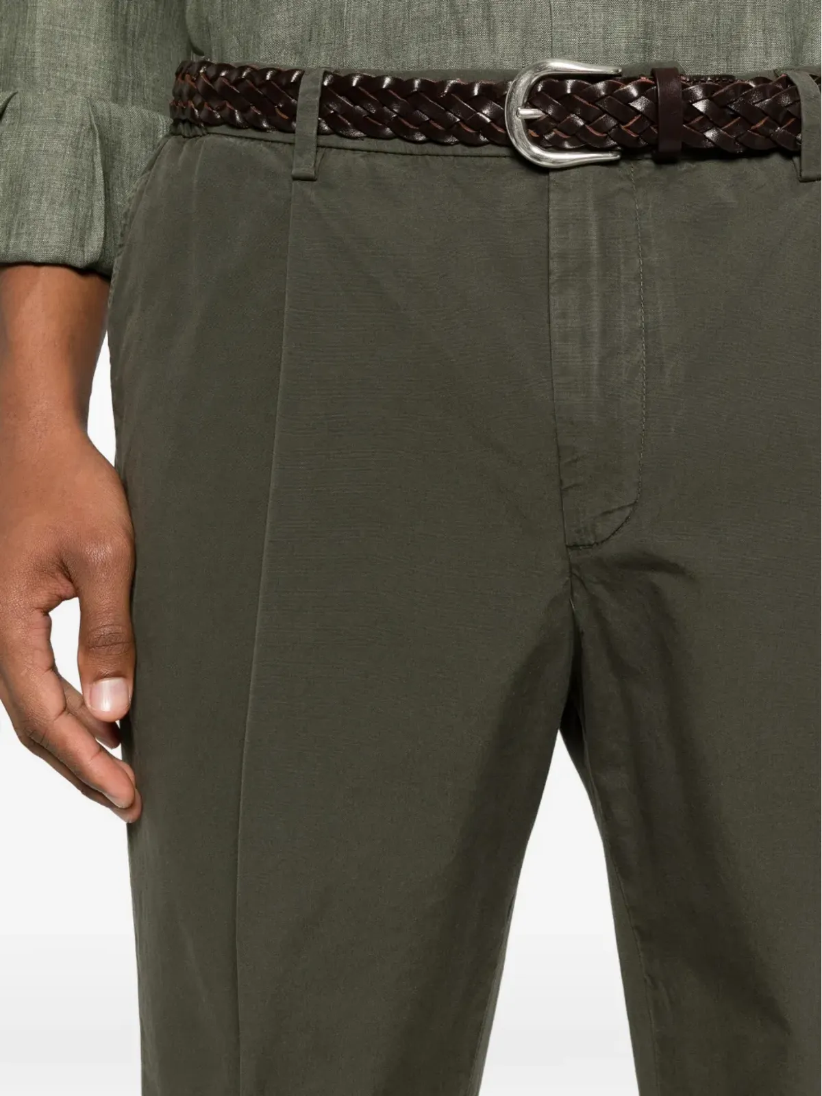 Briglia 1949 プリーツディテールパンツ - 画像5