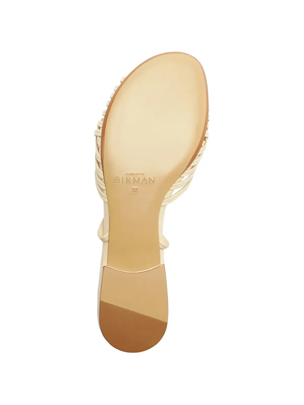 Alexandre Birman リリアン ウィーヴン アンクルストラップ フラットサンダル - 画像5