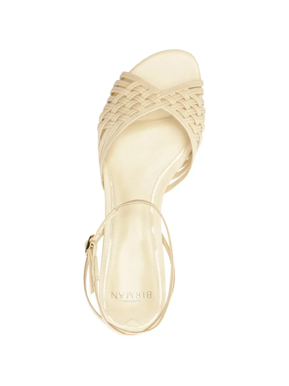 Alexandre Birman リリアン ウィーヴン アンクルストラップ フラットサンダル - 画像4