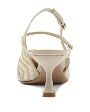 Alexandre Birman ティタ ジグ ラフィア スリングバック パンプス - サムネイル3