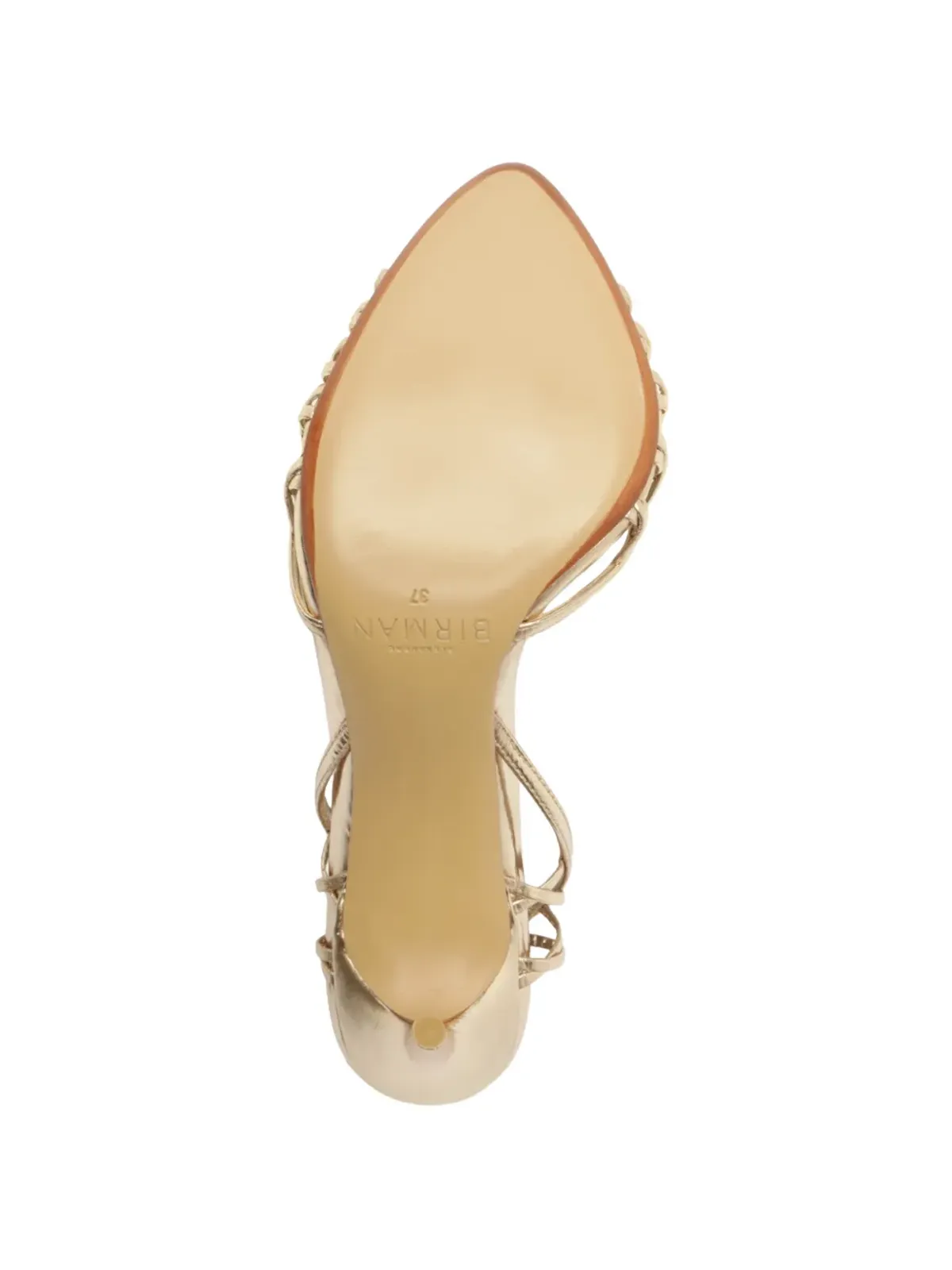 Alexandre Birman Solene caged stiletto sandals - Gold - 画像5