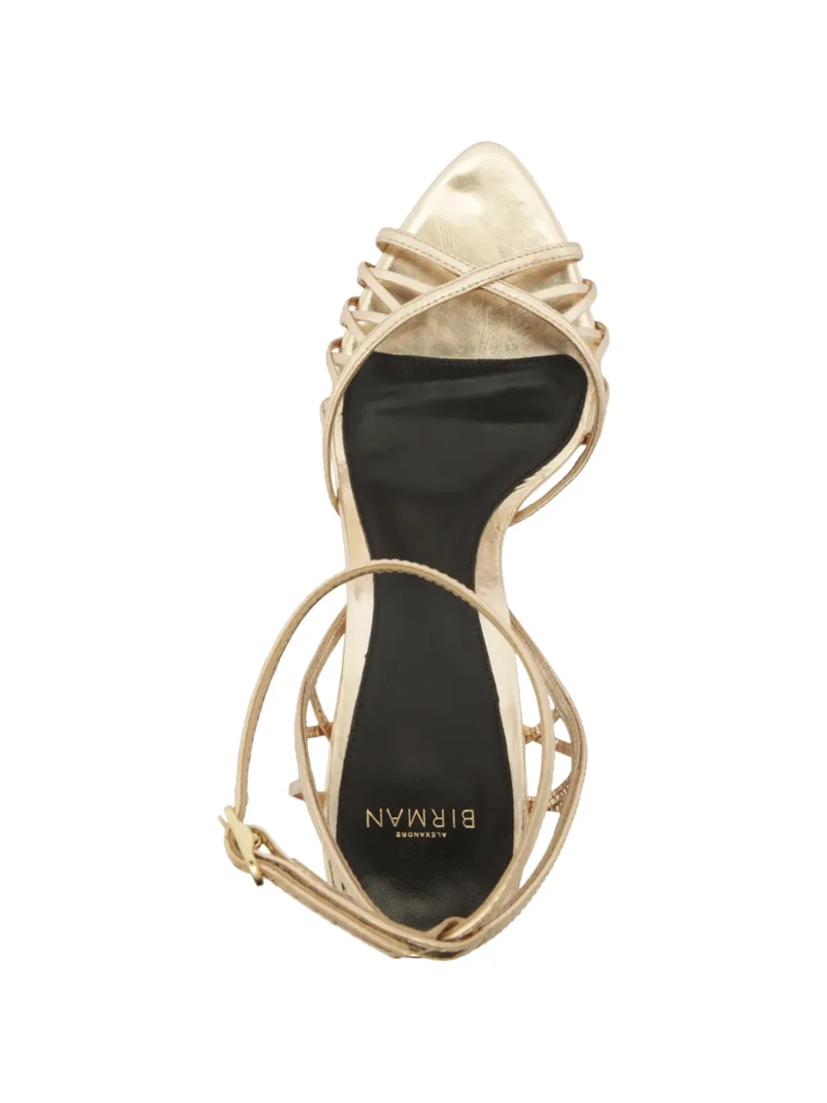 Alexandre Birman Solene caged stiletto sandals - Gold - 画像4