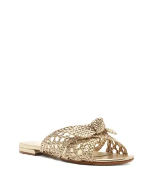 Alexandre Birman Belinda 編み込みリボン付きフラットサンダル - サムネイル2