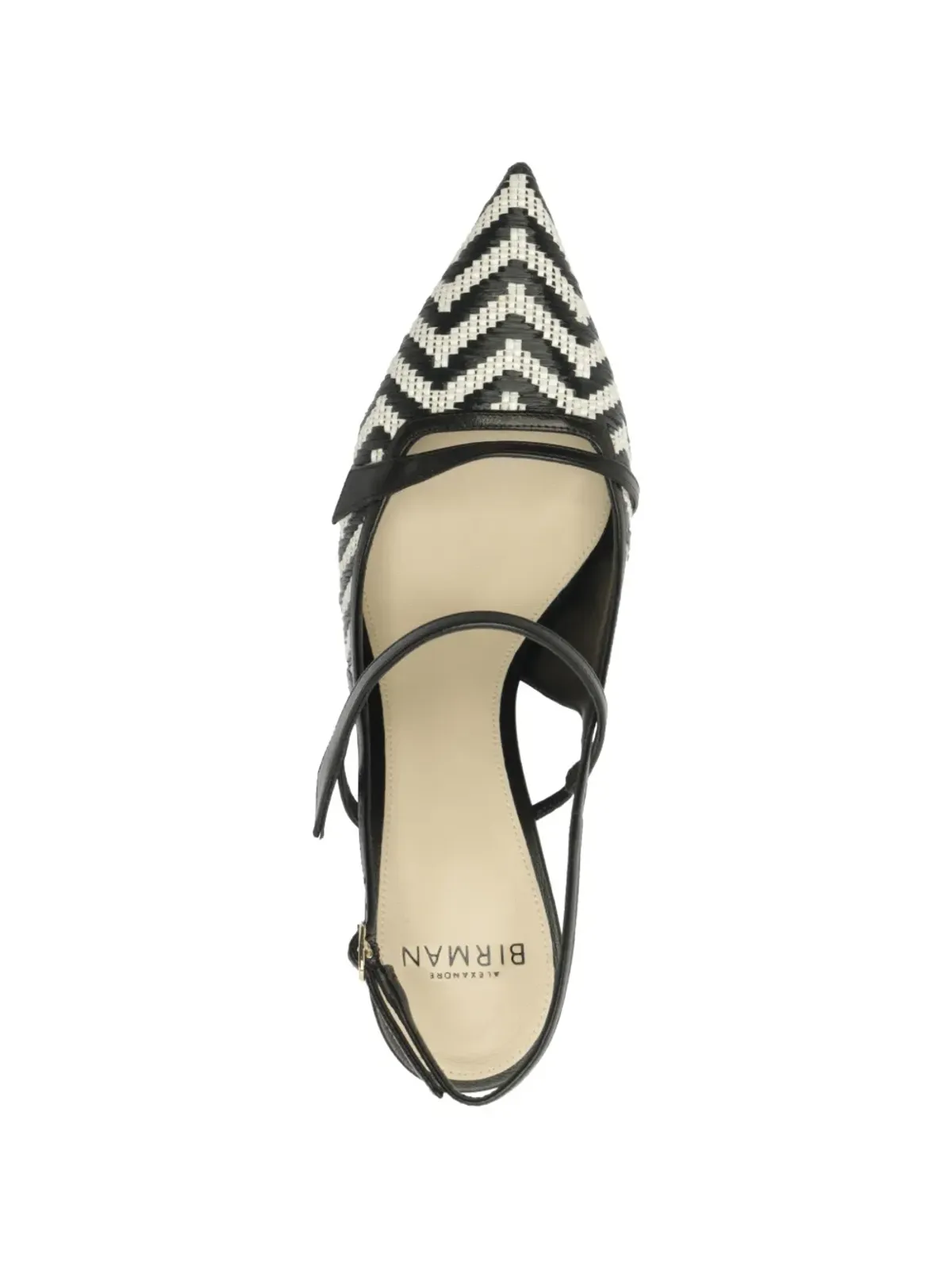 Alexandre Birman ティタ ジグ ラフィアストラップ パンプス - White - 画像4