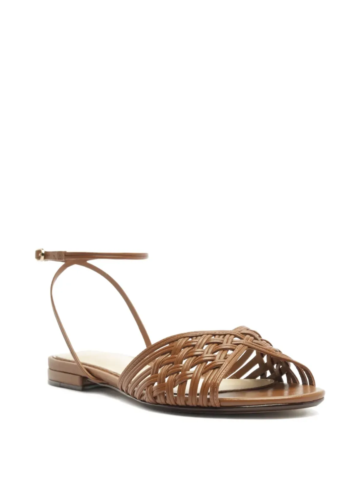 Alexandre Birman リリアン ウーブン アンクルストラップ サンダル - 画像2