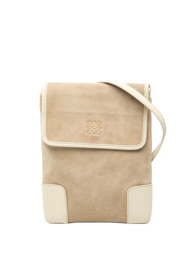 Loewe Pre-Owned Loewe Pre-Owned スエード アナグラム クロスボディバッグの商品画像