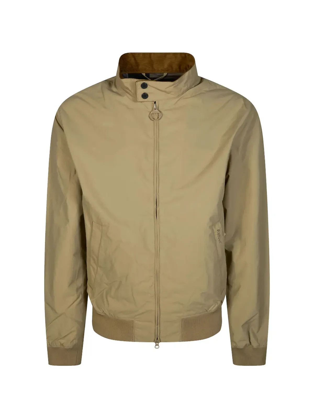 Barbour Royston ボタンジップ ボンバージャケット - 画像1