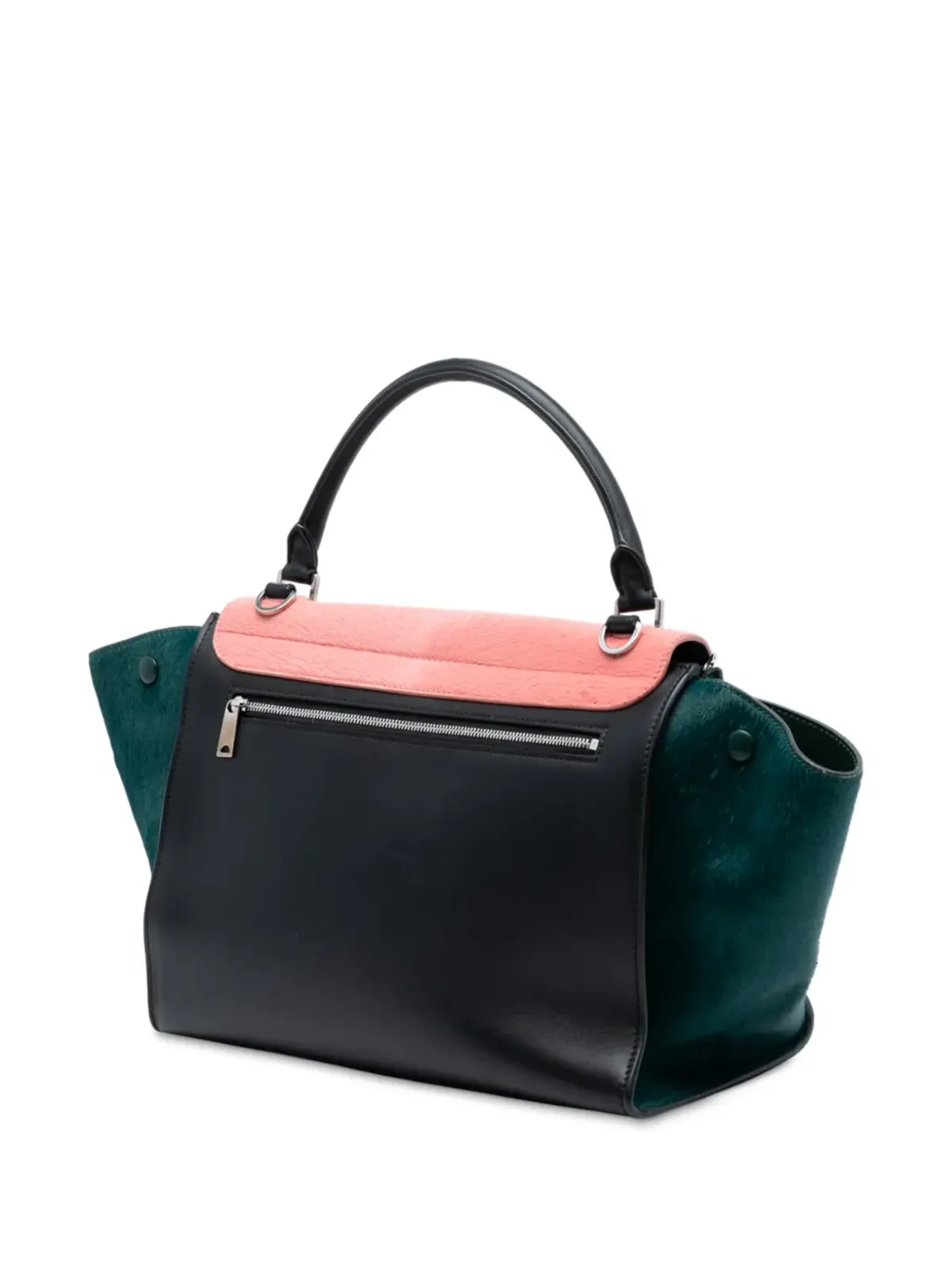 Celine Pre-Owned トラペーズサッチェル（ブラック） - 画像3