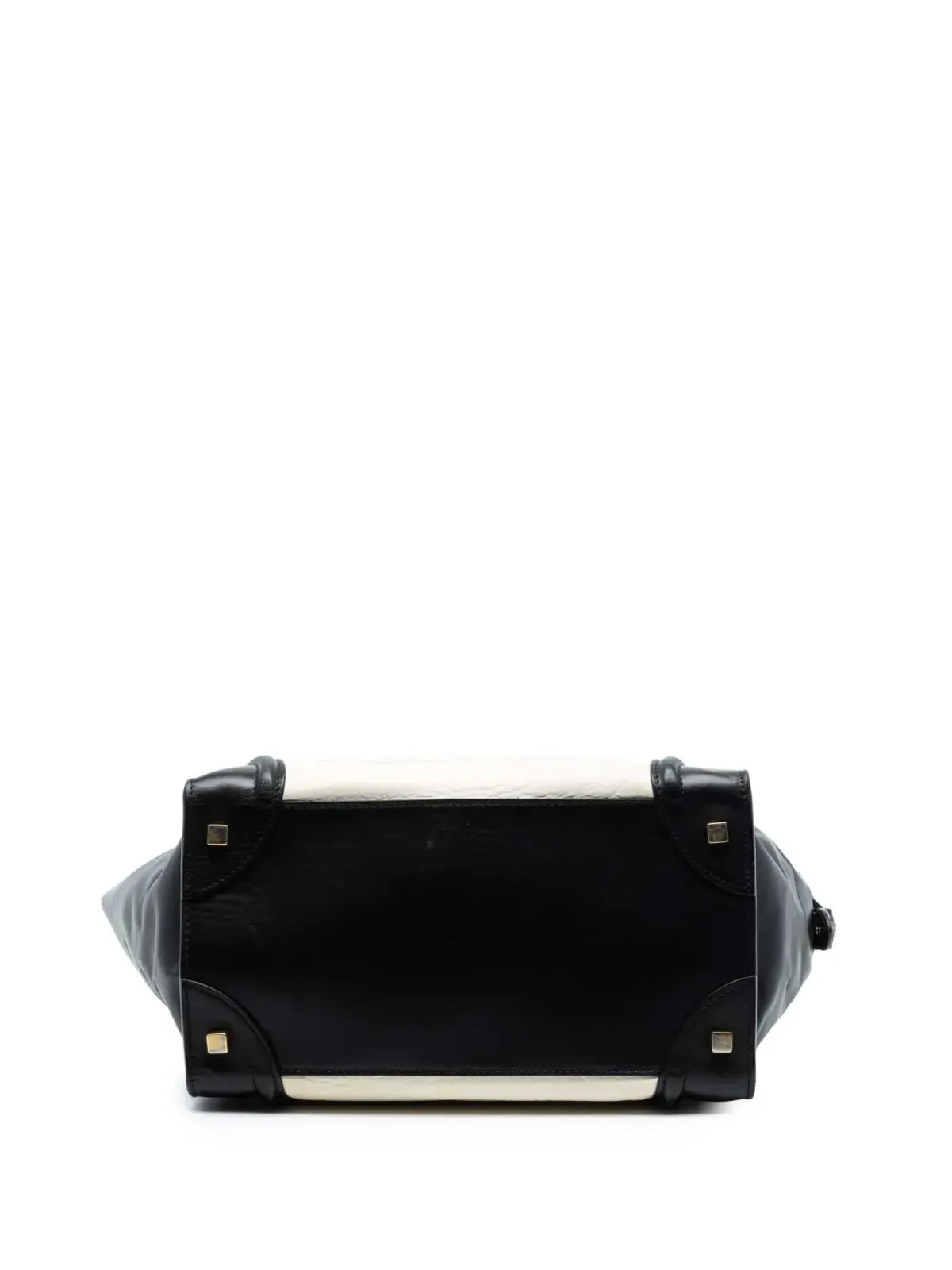 Celine Pre-Owned バイカラー カーフスキン ラゲージ トート - 画像4