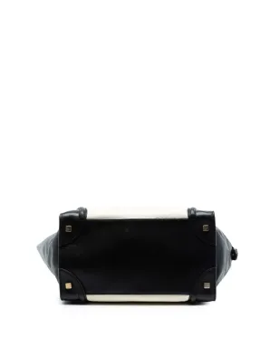 Celine Pre-Owned バイカラー カーフスキン ラゲージ トート - サムネイル4