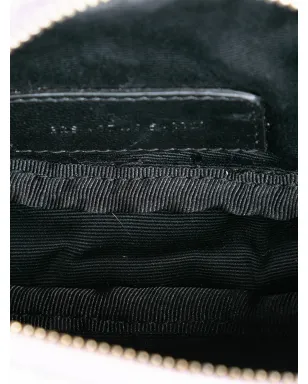 Saint Laurent Pre-Owned 2021 Baby Matelasse Denim Monogram Lou Camera Bag クロスボディバッグ - Purple - サムネイル5