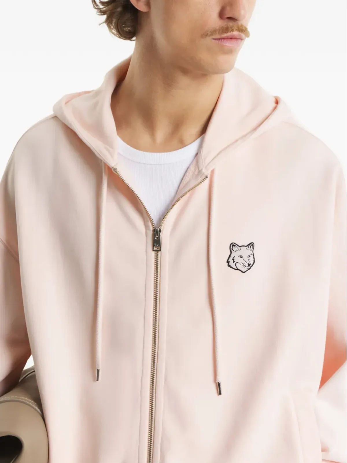 Maison Kitsuné フォックスモチーフ ジップアップフーディー - 画像5