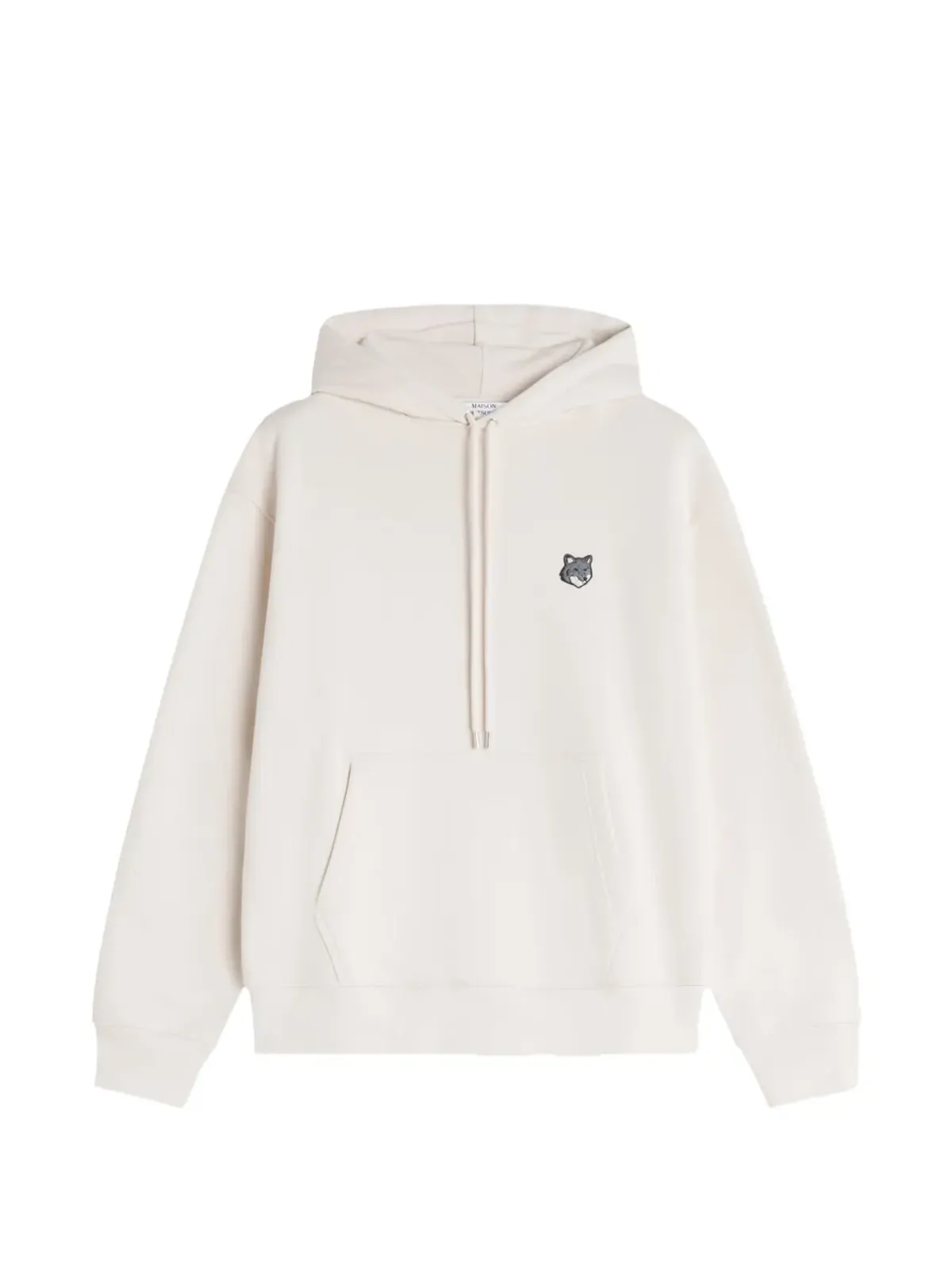 Maison Kitsuné キツネの頭ロゴ入りフーディ - 画像1