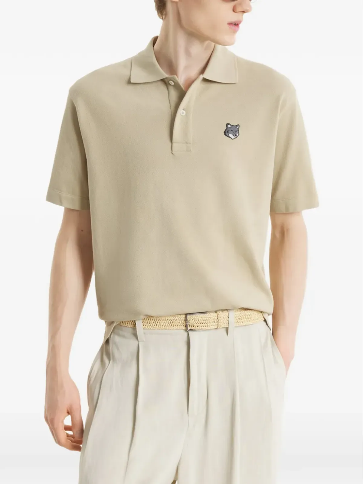 Maison Kitsuné ボタン付きポロシャツ - 画像3