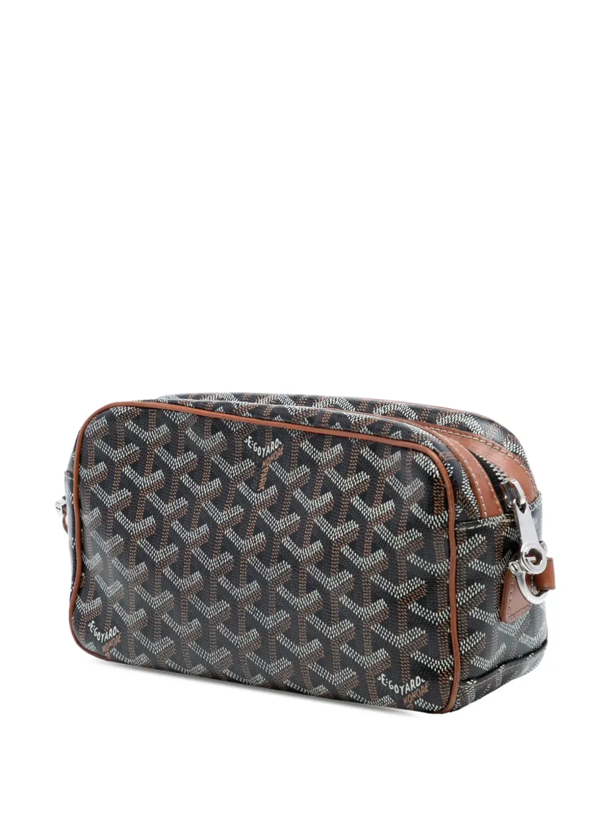 Goyard ビンテージ 2018 Goyardine Sac Cap Vert クロスボディバッグ ブラック - 画像3