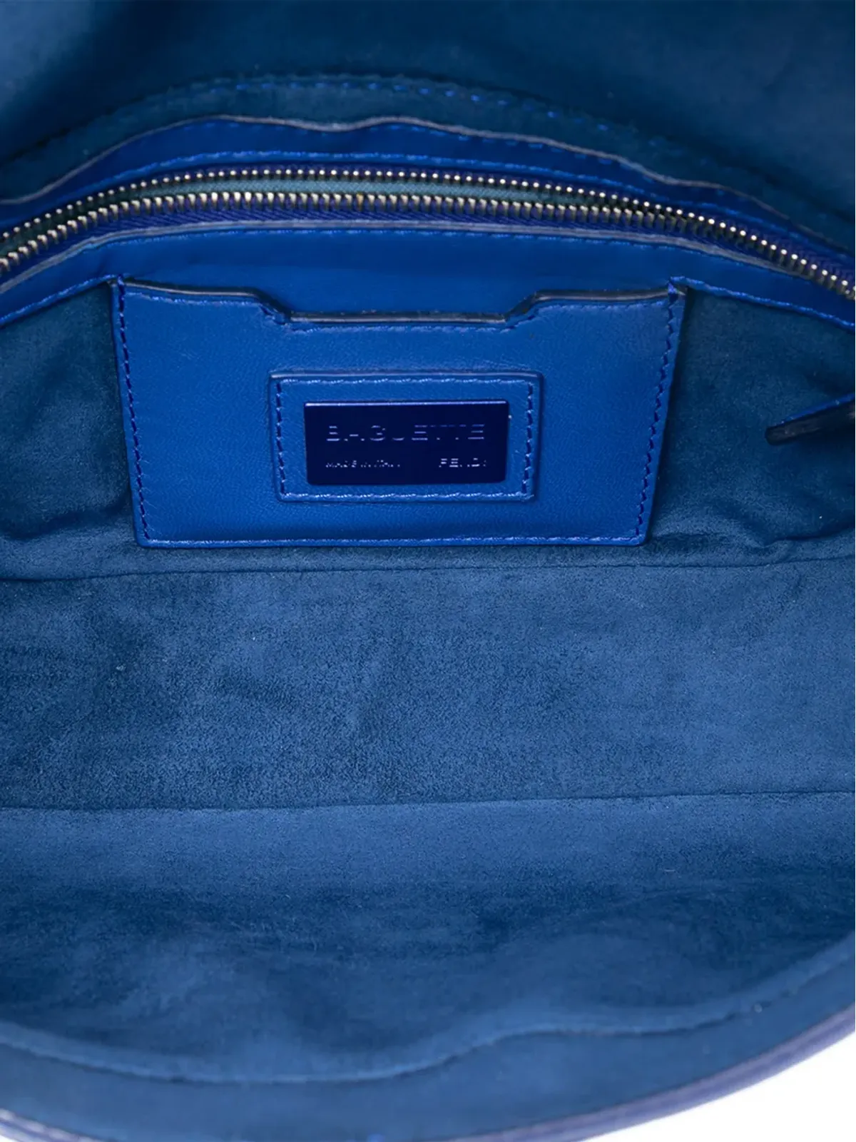 Fendi Pre-Owned パッチワークレザー QuTweet Bird バゲットショルダーバッグ - 画像5