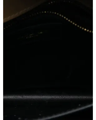 Saint Laurent Pre-Owned グレイン・デ・プードル Monogram Cassandra Chain Wallet クロスボディバッグ（ブラウン） - サムネイル5