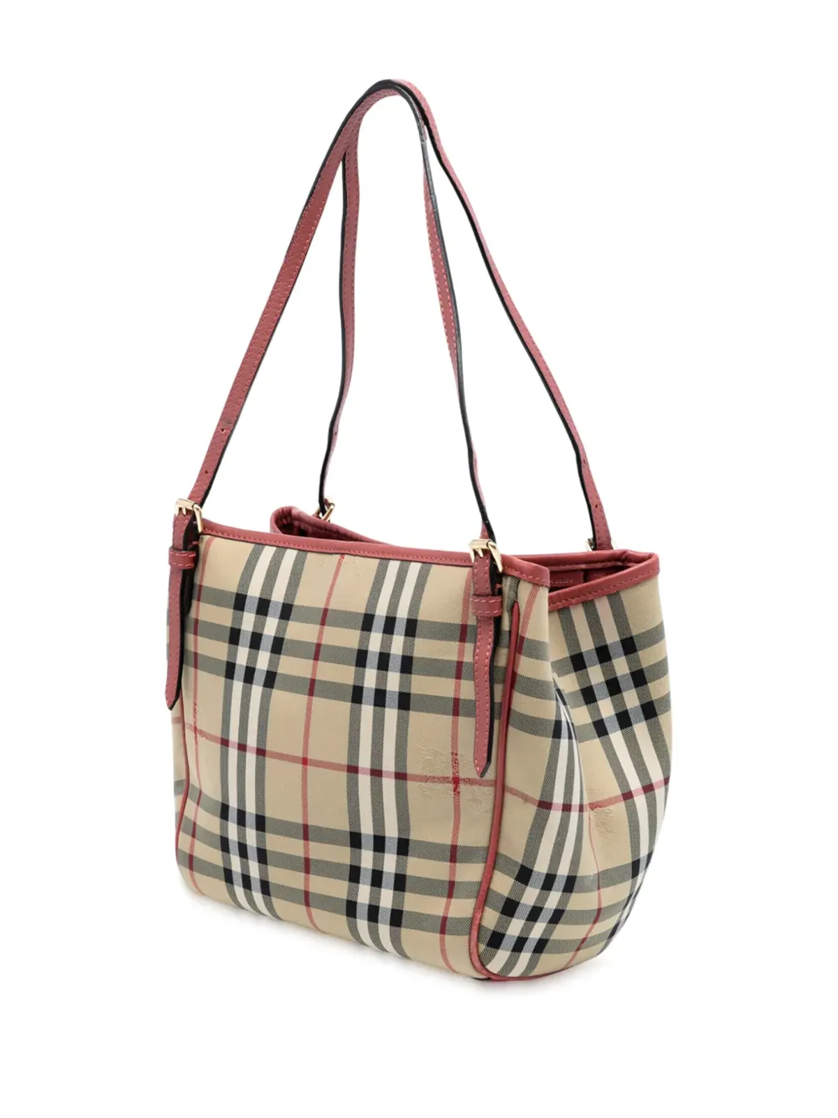 Burberry Pre-Owned Haymarketチェック柄キャンバス Canterbury トートバッグ - 画像3