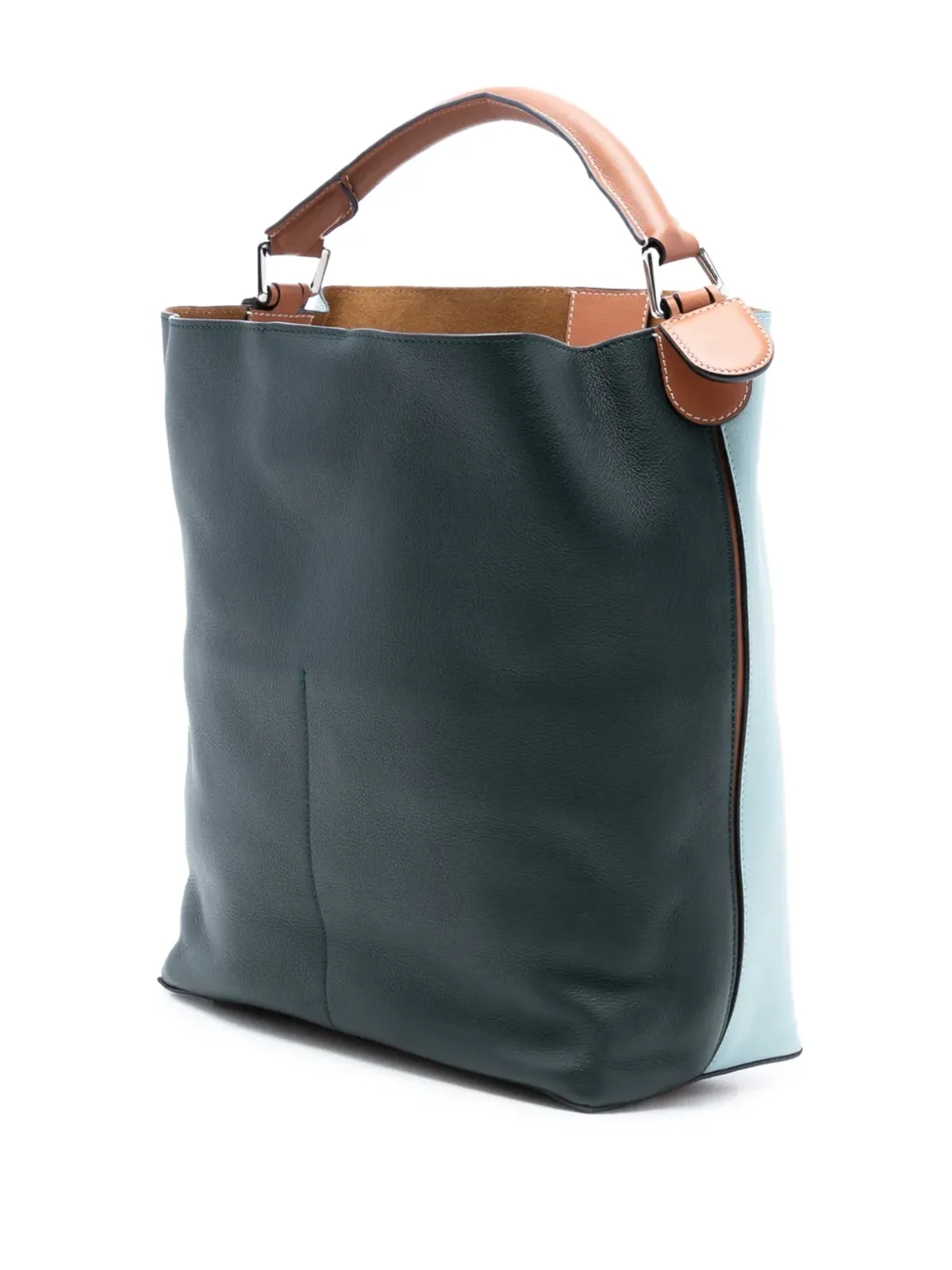 Loewe パウラス・イビザ マーメイドプリント レザーバケットバッグ - 画像3