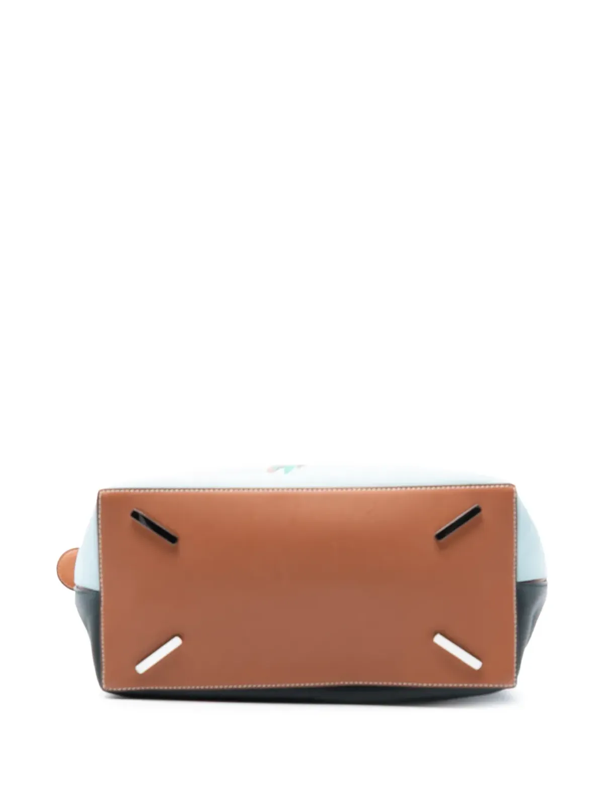 Loewe パウラス・イビザ マーメイドプリント レザーバケットバッグ - 画像4