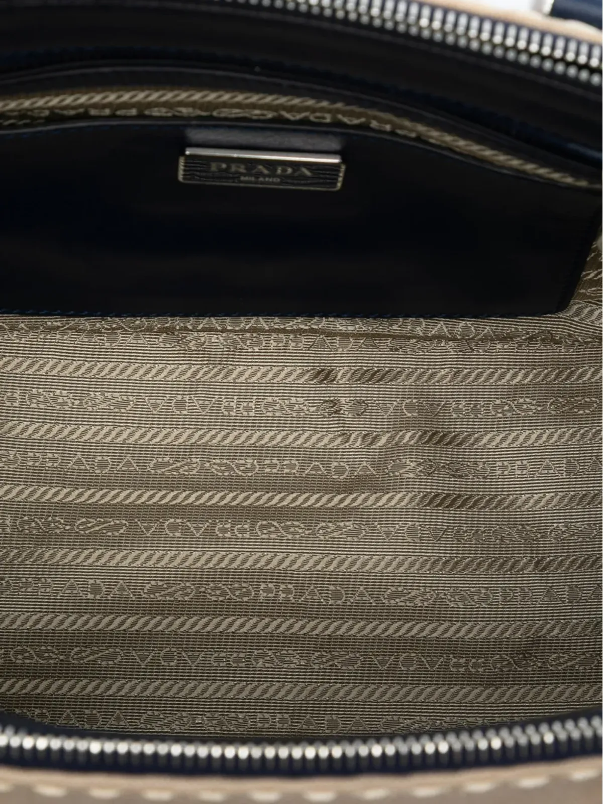 Prada Pre-Owned ガレリア ダブルジップ サッチェル - 画像5