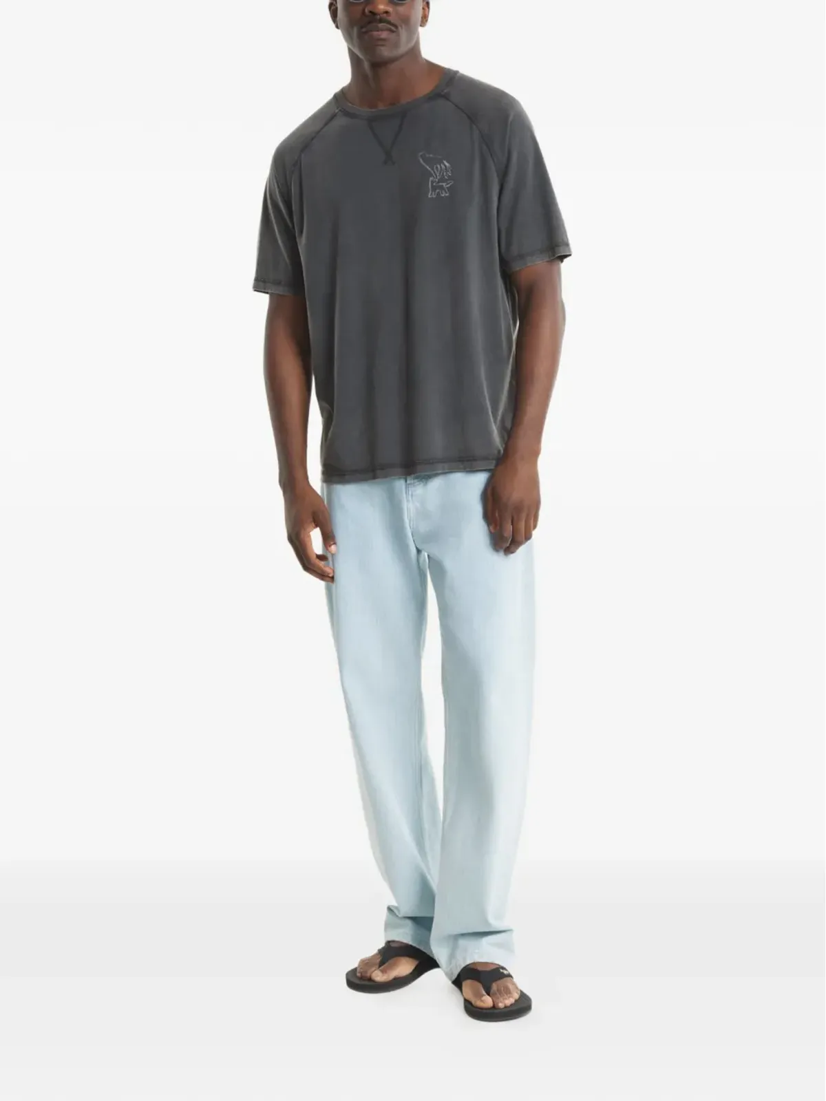 Maison Kitsuné グラフィック クルーネックTシャツ - 画像2