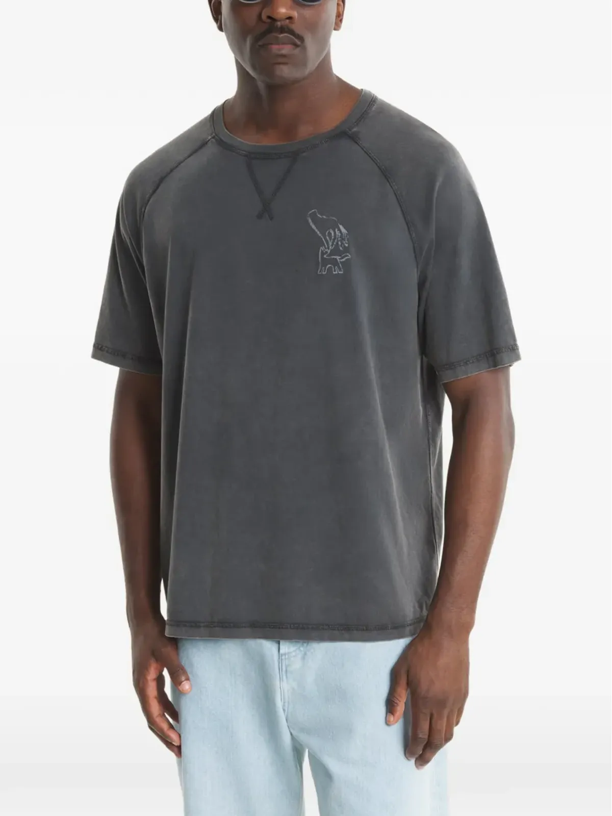 Maison Kitsuné グラフィック クルーネックTシャツ - 画像3