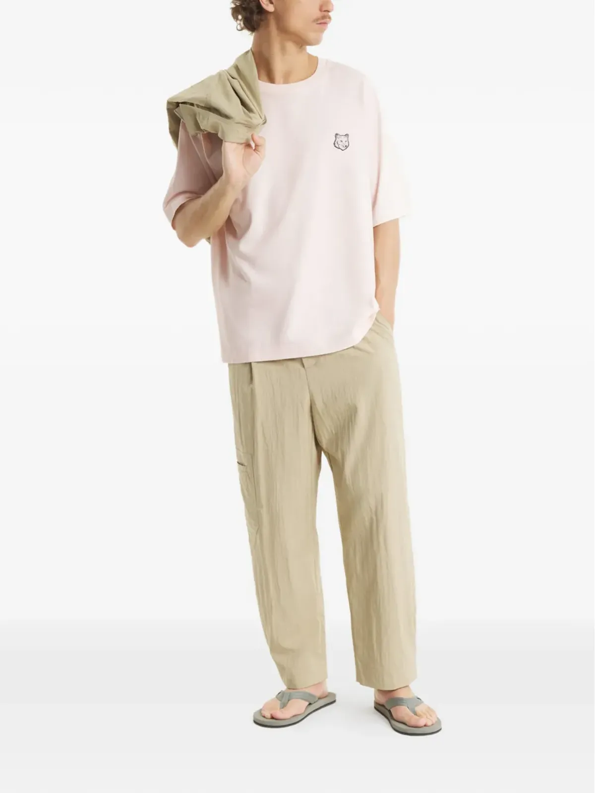 Maison Kitsuné クルーネック フォックスヘッド Tシャツ - 画像2