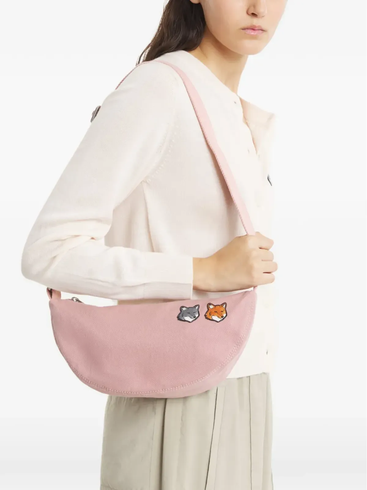 Maison Kitsuné 刺繍入りショルダーバッグ - 画像2