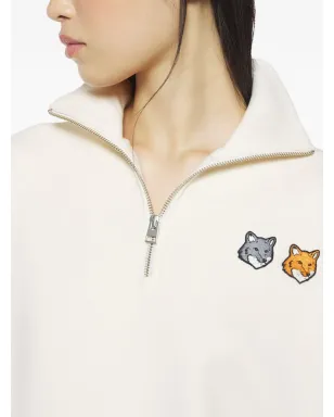 Maison Kitsuné ジップ Foxモチーフ スウェット - サムネイル4