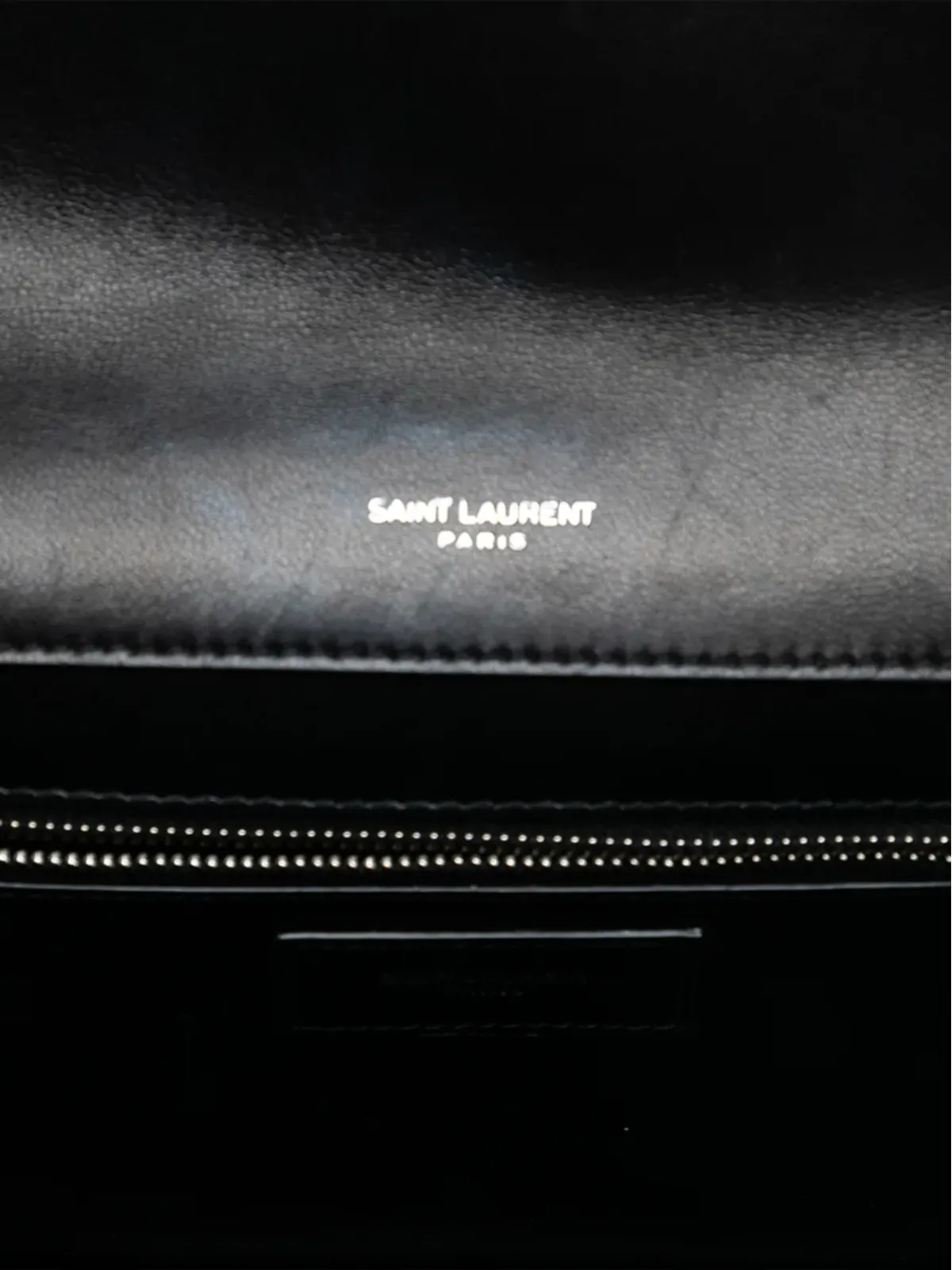 Saint Laurent Pre-Owned Gaby ショルダーバッグ（キルテッドラムスキン／スタッズ付き／モノグラム） - ブラック - 画像5
