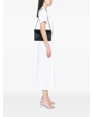 Saint Laurent Pre-Owned Gaby ショルダーバッグ（キルテッドラムスキン／スタッズ付き／モノグラム） - ブラック - サムネイル2