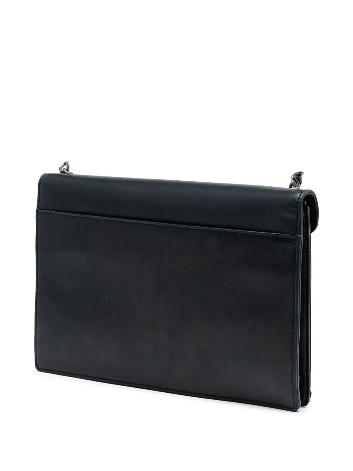 Saint Laurent Pre-Owned Gaby ショルダーバッグ（キルテッドラムスキン／スタッズ付き／モノグラム） - ブラック - 画像3