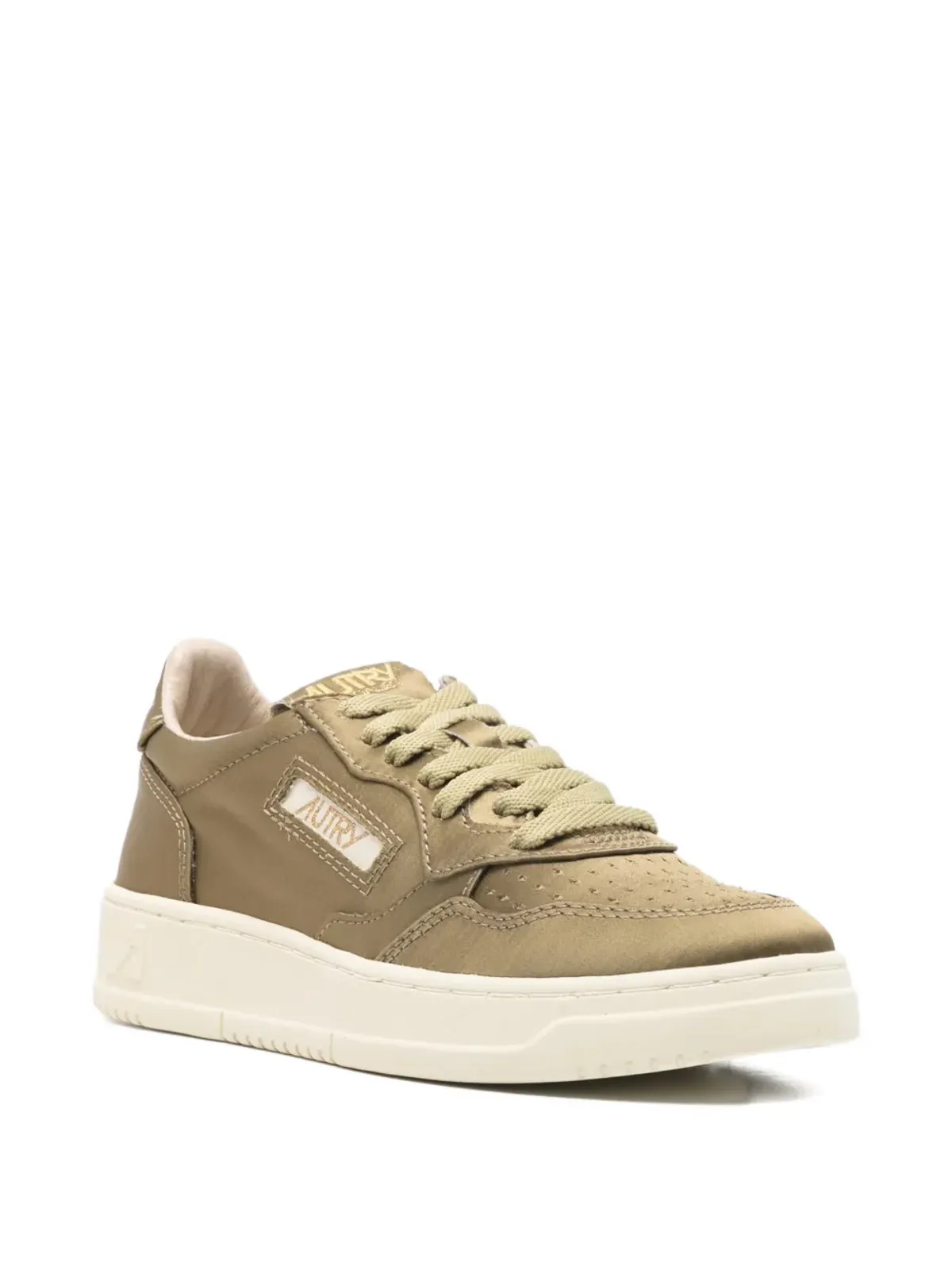 Autry Medalist perforated trainers - Green - 画像2