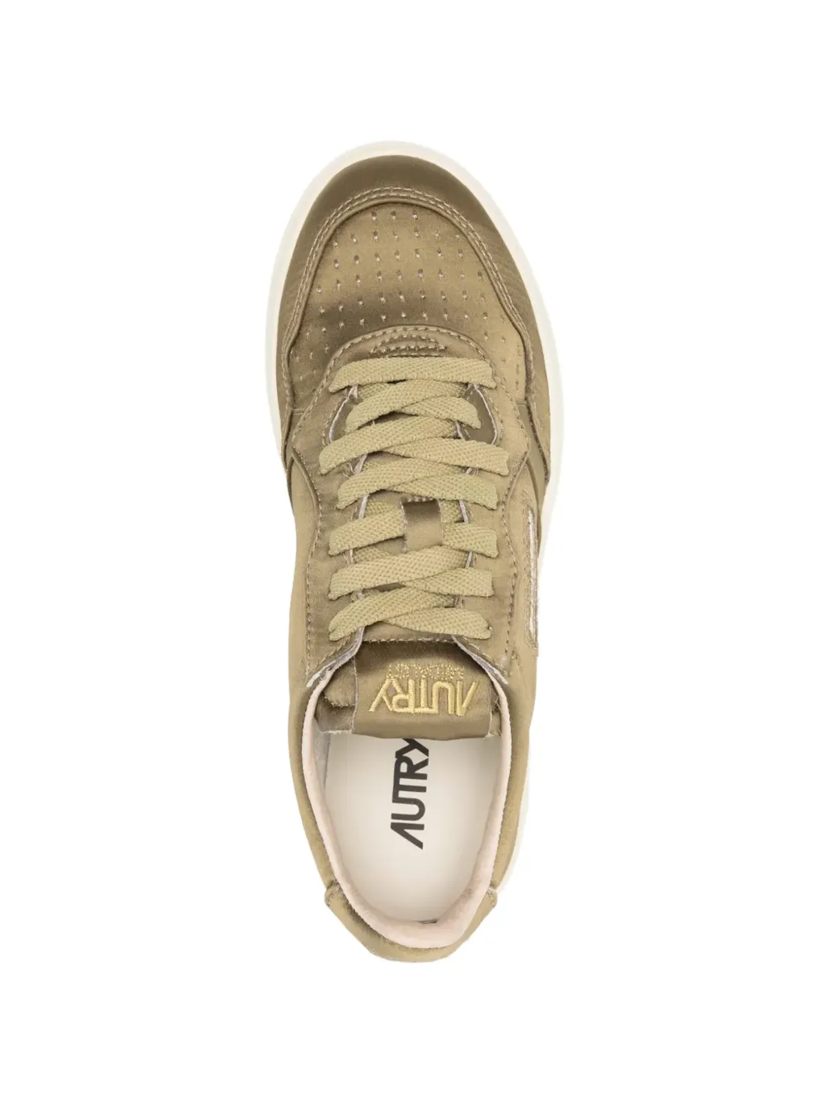 Autry Medalist perforated trainers - Green - 画像4