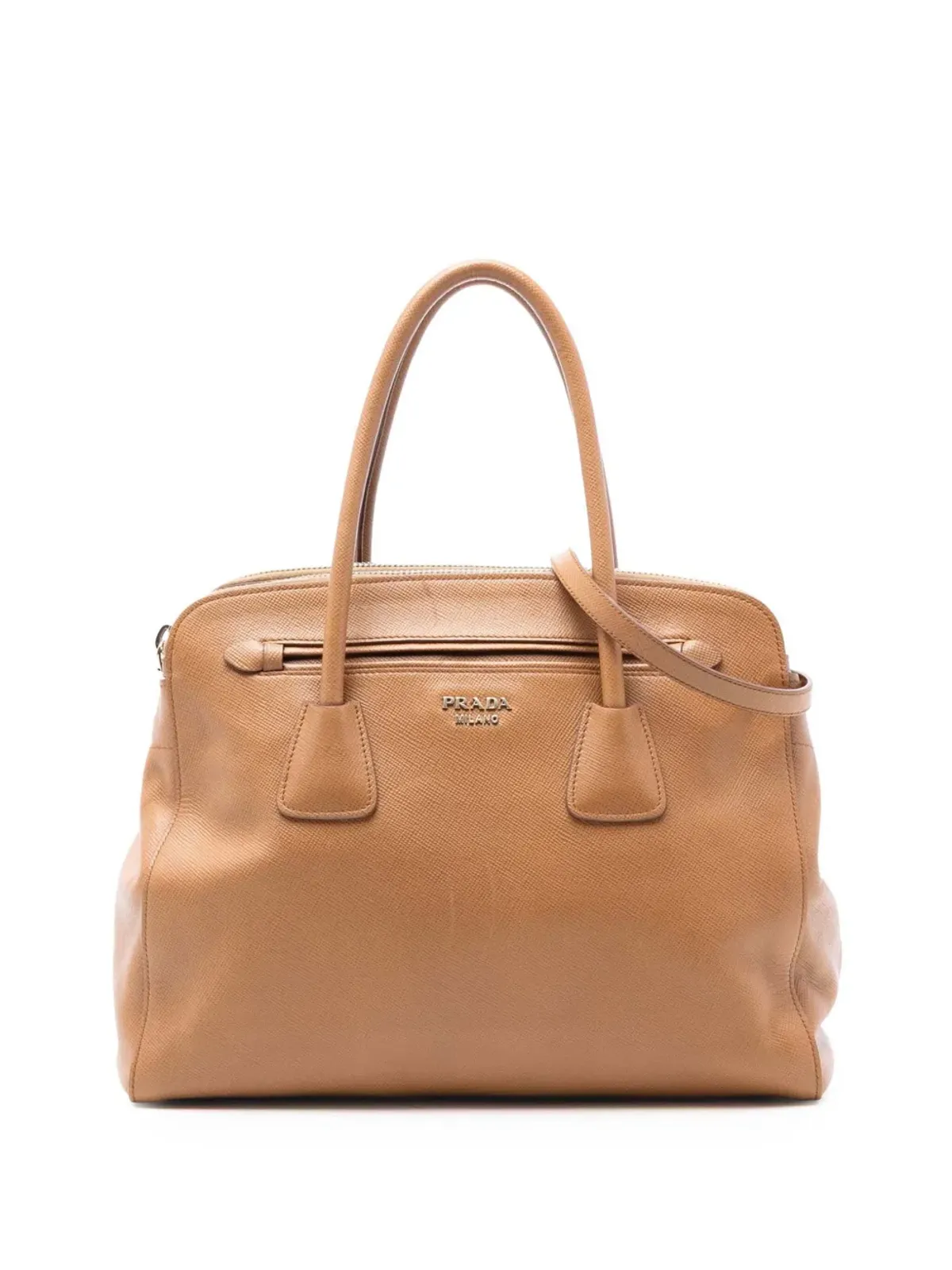 Prada Pre-Owned サフィアーノ・キュイール サッチェル - 画像1