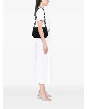Prada Pre-Owned キャンバス地 ルシイトチェーン ショルダーバッグ - ブラック - サムネイル2