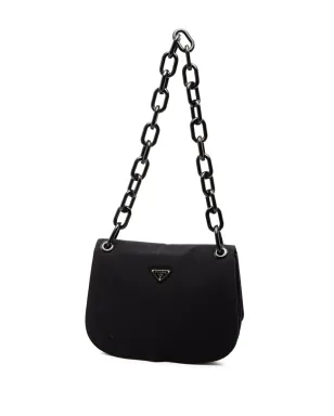 Prada Pre-Owned キャンバス地 ルシイトチェーン ショルダーバッグ - ブラック - サムネイル3