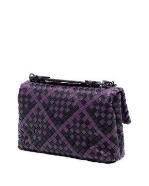 Bottega Veneta ビンテージ イントレッチアート オリンピア ショルダーバッグ - パープル - サムネイル3