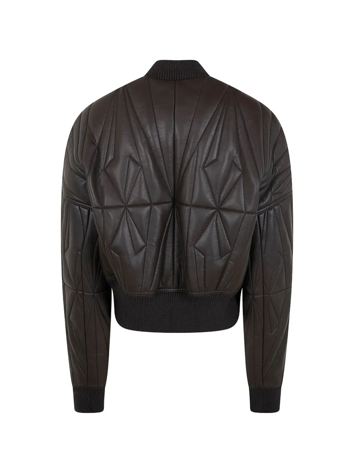 Moncler + Rick Owens レザー ボンバー ジャケット - 画像2