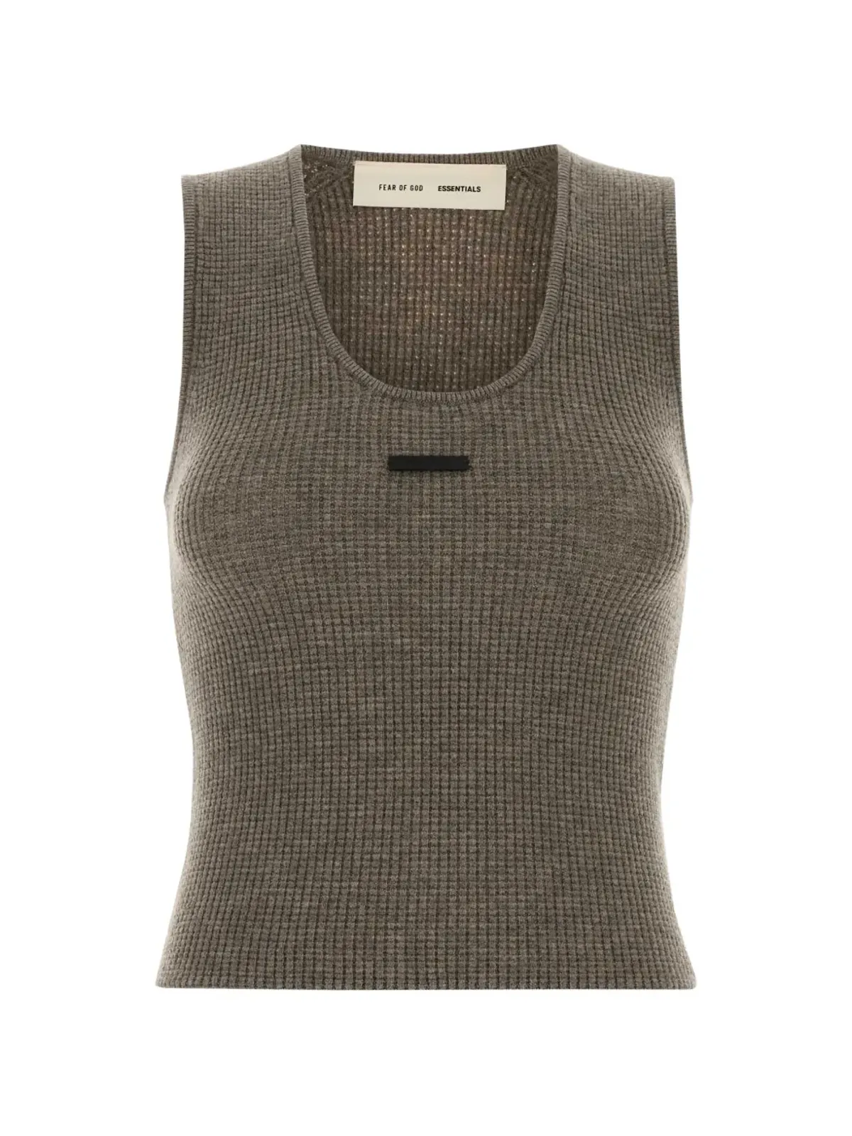 FEAR OF GOD ESSENTIALS リブ編みノースリーブタンクトップ - 画像1