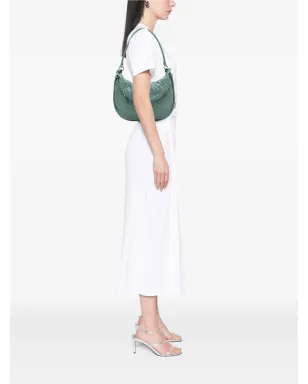 Bottega Veneta Pre-Owned イントレチャート ジェメリ ホーボーバッグ グリーン - サムネイル2