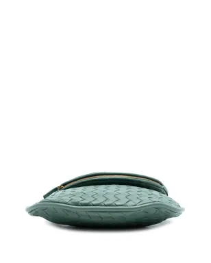 Bottega Veneta Pre-Owned イントレチャート ジェメリ ホーボーバッグ グリーン - サムネイル4
